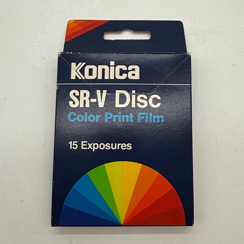 Konica SR V Disc‎ Color Print Film 15 Exposures ISO 200 24